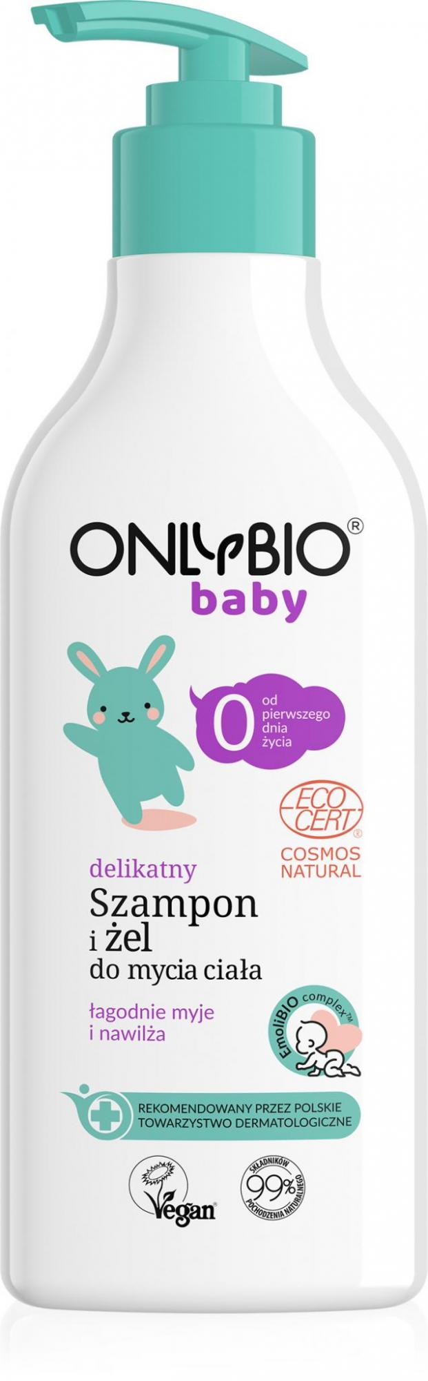 Szampon I Żel Do Mycia Ciała Dla Dzieci Od Pierwszego Dnia Życia Eco 300 Ml - Only Bio (Baby)