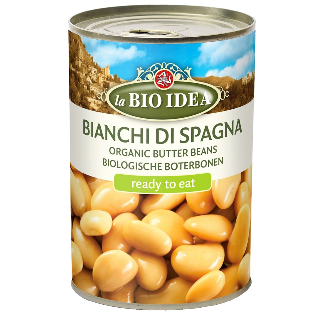 Fasola Masłowa W Zalewie Bio 400 G (240 G) (Puszka) - La Bio Idea