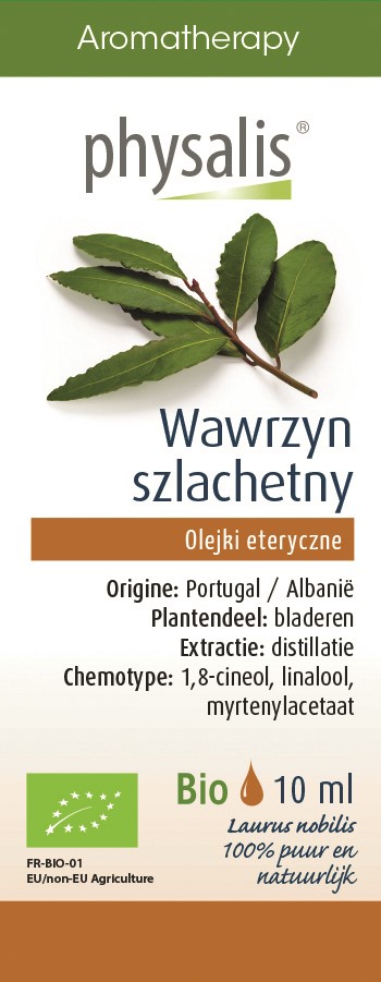 Olejek Eteryczny Wawrzyn Szlachetny Bio 10 Ml - Physalis