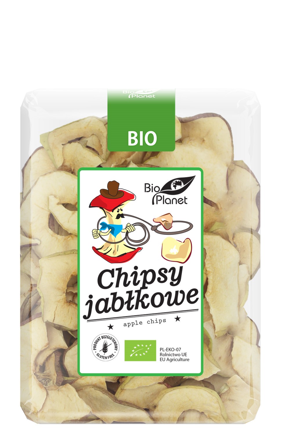 Chipsy Jabłkowe Bezglutenowe Bio 100 G - Bio Planet