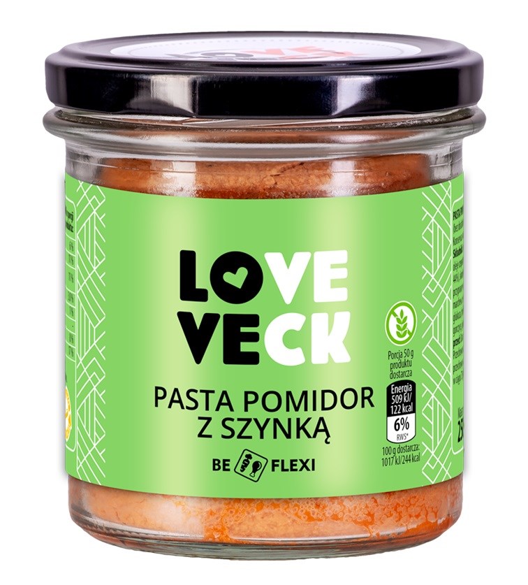 Pasta Z Szynką I Pomidorem Bezglutenowa 250 G - Smak Górno (Love Veck)