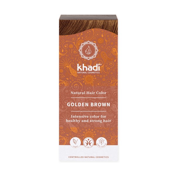 Henna Złoty Brąz 100 G - Khadi