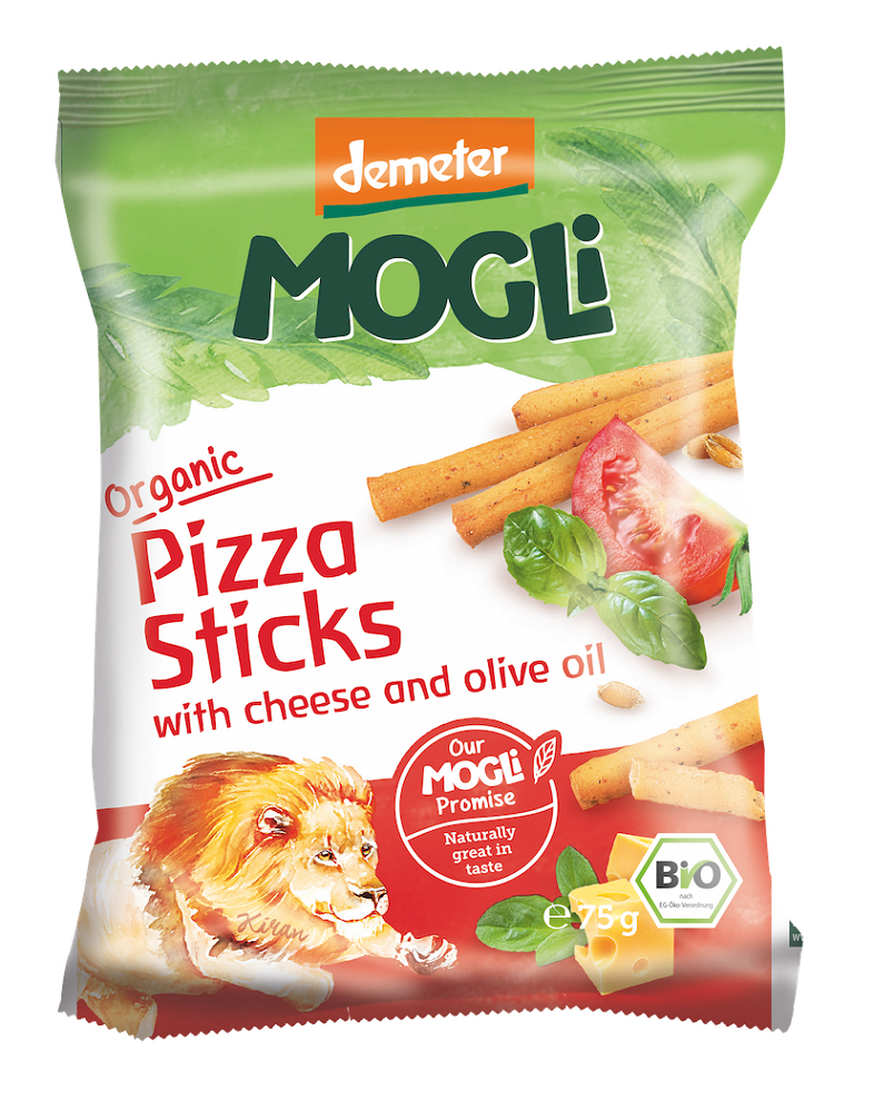 Paluszki O Smaku Pizzy Z Serem I Oliwą Z Oliwek Demeter Bio 75 G - Mogli