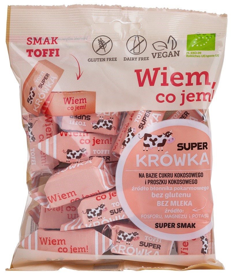 Krówki O Smaku Toffi Bezmleczne Bezglutenowe Bio 150 G - Me Gusto (Super Krówka)