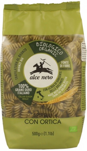Makaron (Semolinowy Z Pokrzywą) Spirelli Bio 500 G - Alce Nero