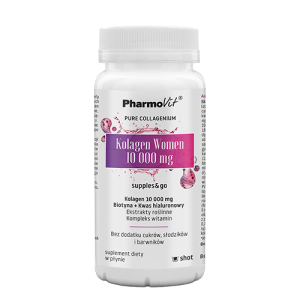 Suplement Diety (Shot) Kolagen Dla Kobiet W Płynie Bezglutenowy 120 Ml - Pharmovit