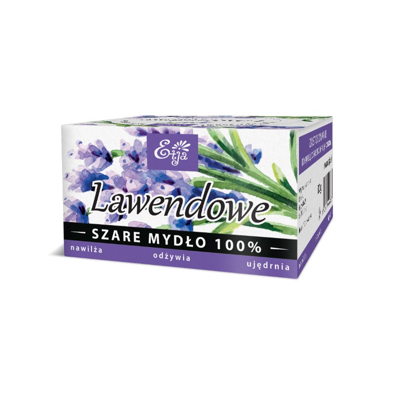 Mydło Szare Potasowe Lawenda 80 G - Etja