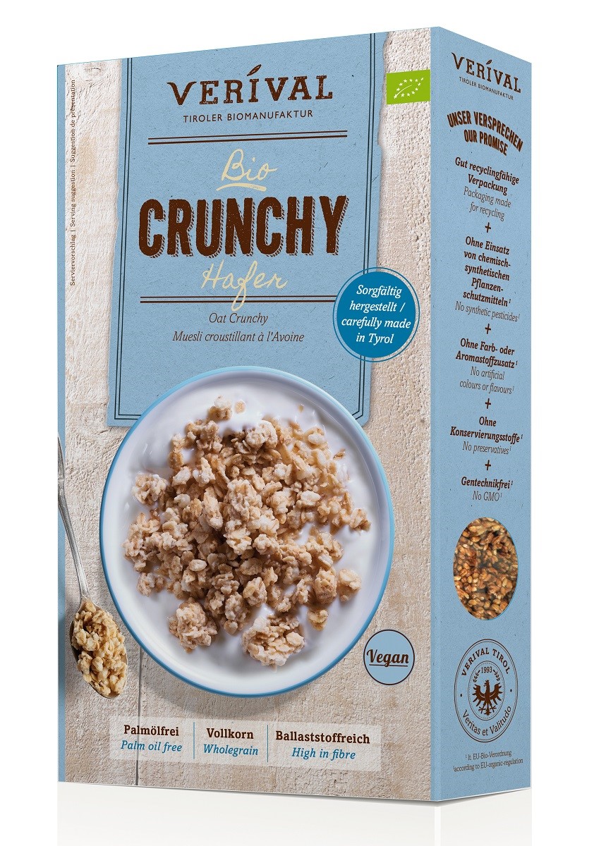 Crunchy Owsiane Bio 375 G - Verival