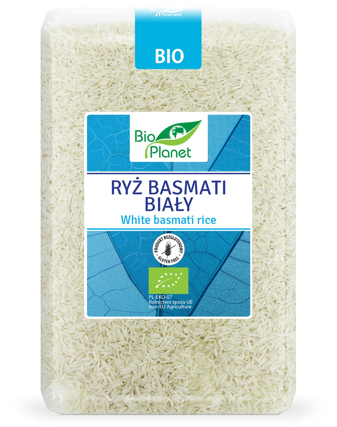Ryż Basmati Biały Bezglutenowy Bio 2 Kg - Bio Planet