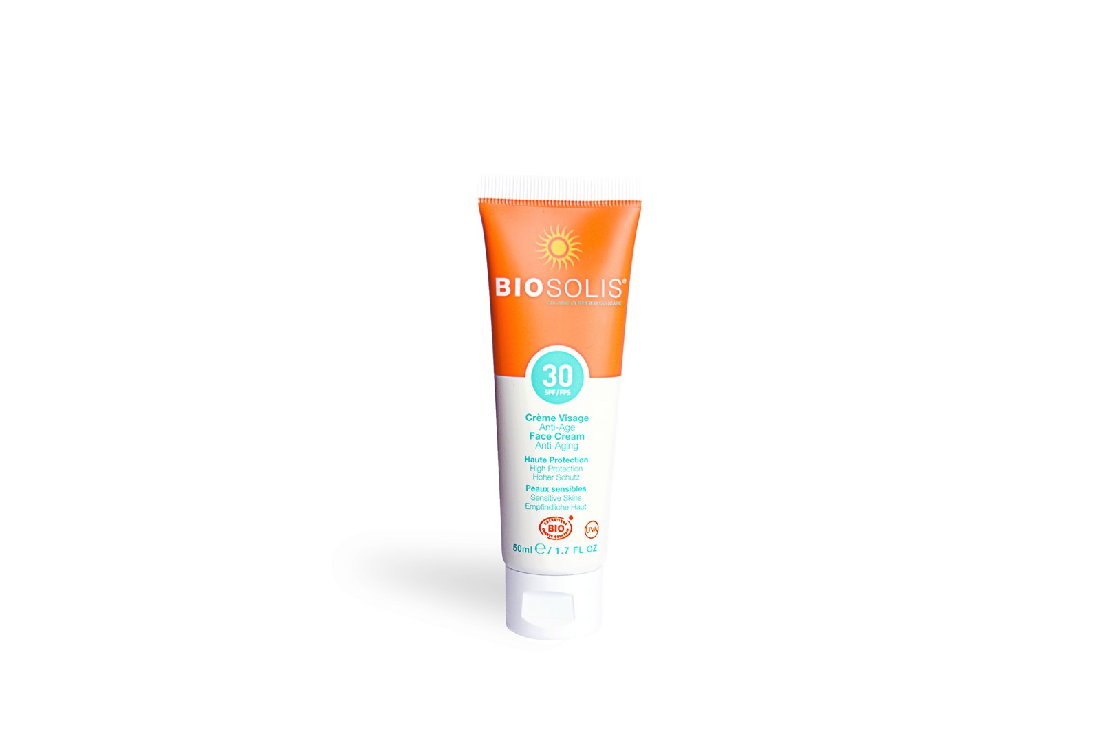 Krem Przeciwsłoneczny Do Twarzy Przeciwzmarszczkowy Spf 30 Eco 50 Ml - Biosolis (Produkt Sezonowy)