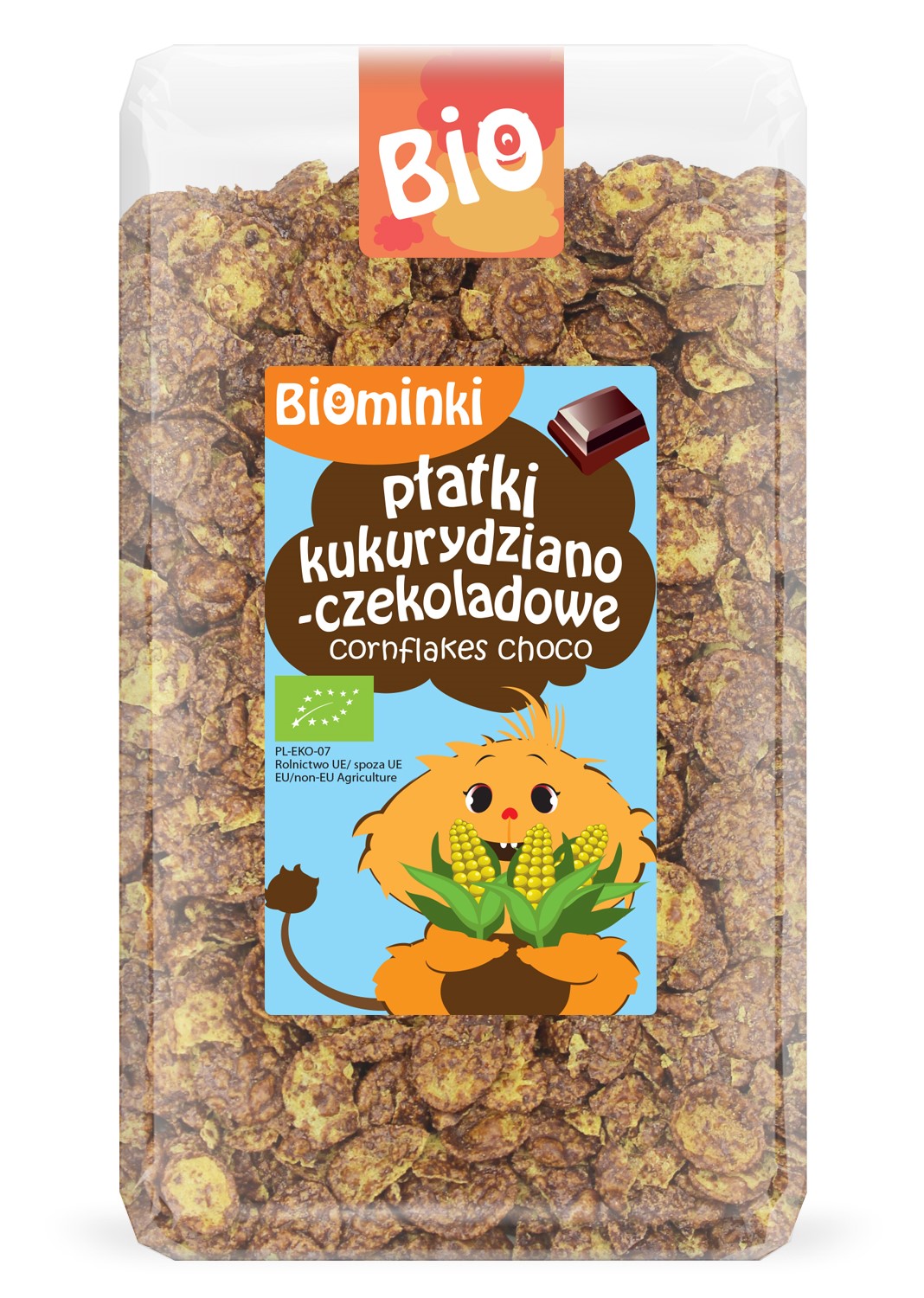 Płatki Kukurydziano-Czekoladowe Bio 300 G - Biominki
