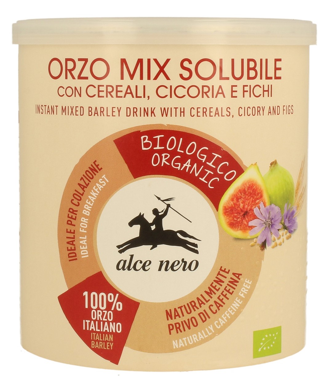 Kawa Zbożowa Instant Z Cykorią I Figami Bio 125 G - Alce Nero