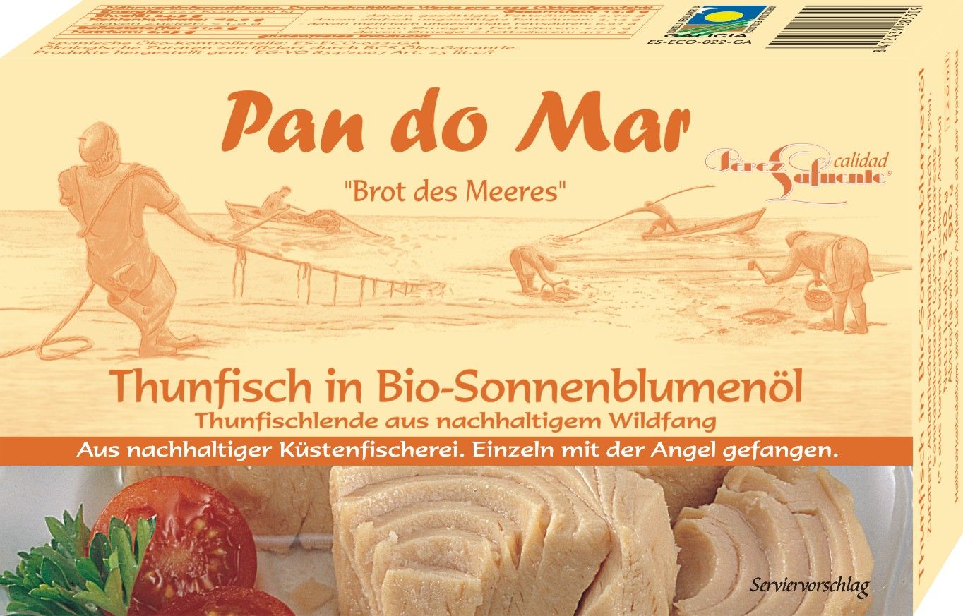 Tuńczyk Bonito W Bio Oleju Słonecznikowym 120 G (90 G) - Pan Do Mar