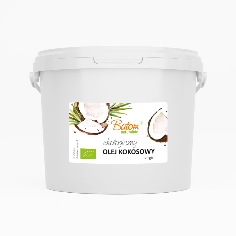 Olej Kokosowy Virgin Bio 10 L - Horeca (Batom)