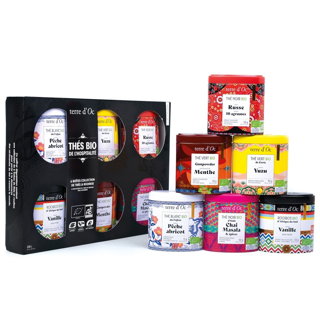 Kolekcja Bio Herbat & Rooibos 6 Smaków (Sypana) - Terre D'oc