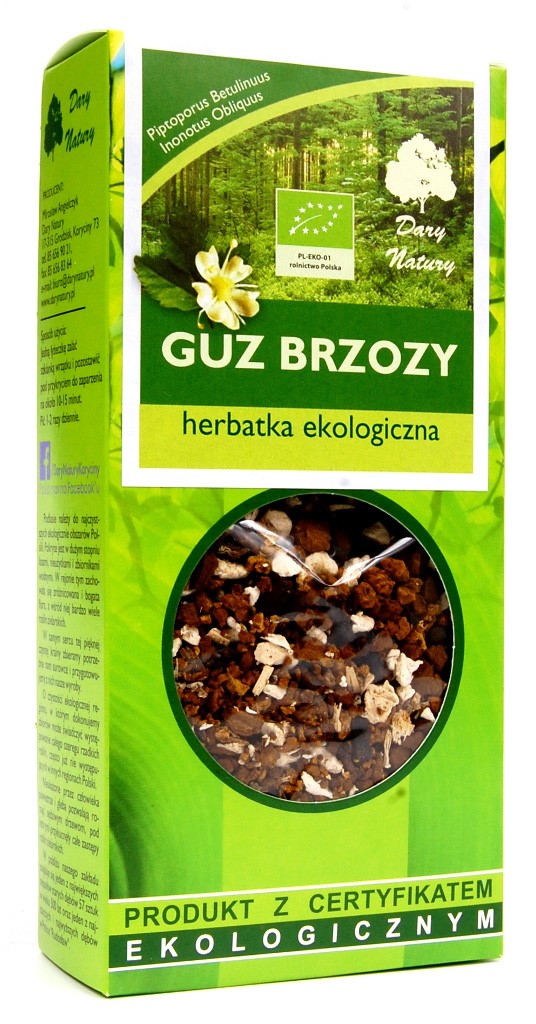 Herbatka Guz Brzozy Bio 50 G - Dary Natury