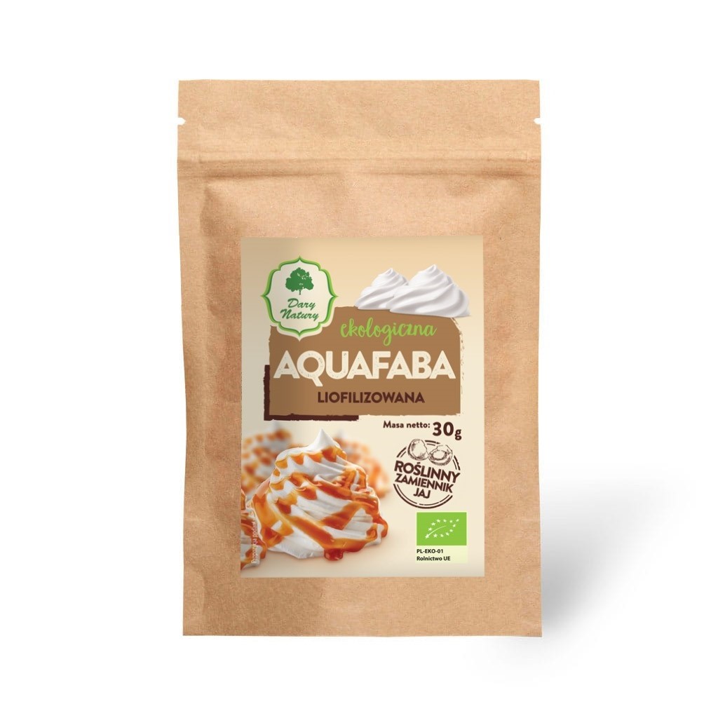 Aquafaba Liofiliozowana Bio 30 G - Dary Natury