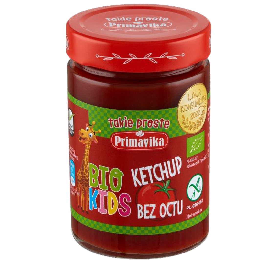 Ketchup Bez Octu Dla Dzieci Bezglutenowy Bio 315 G - Primavika (Primaeco) (Bio Kids)