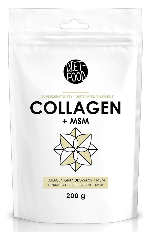Kolagen Wołowy + Msm Instant 200 G - Diet-Food