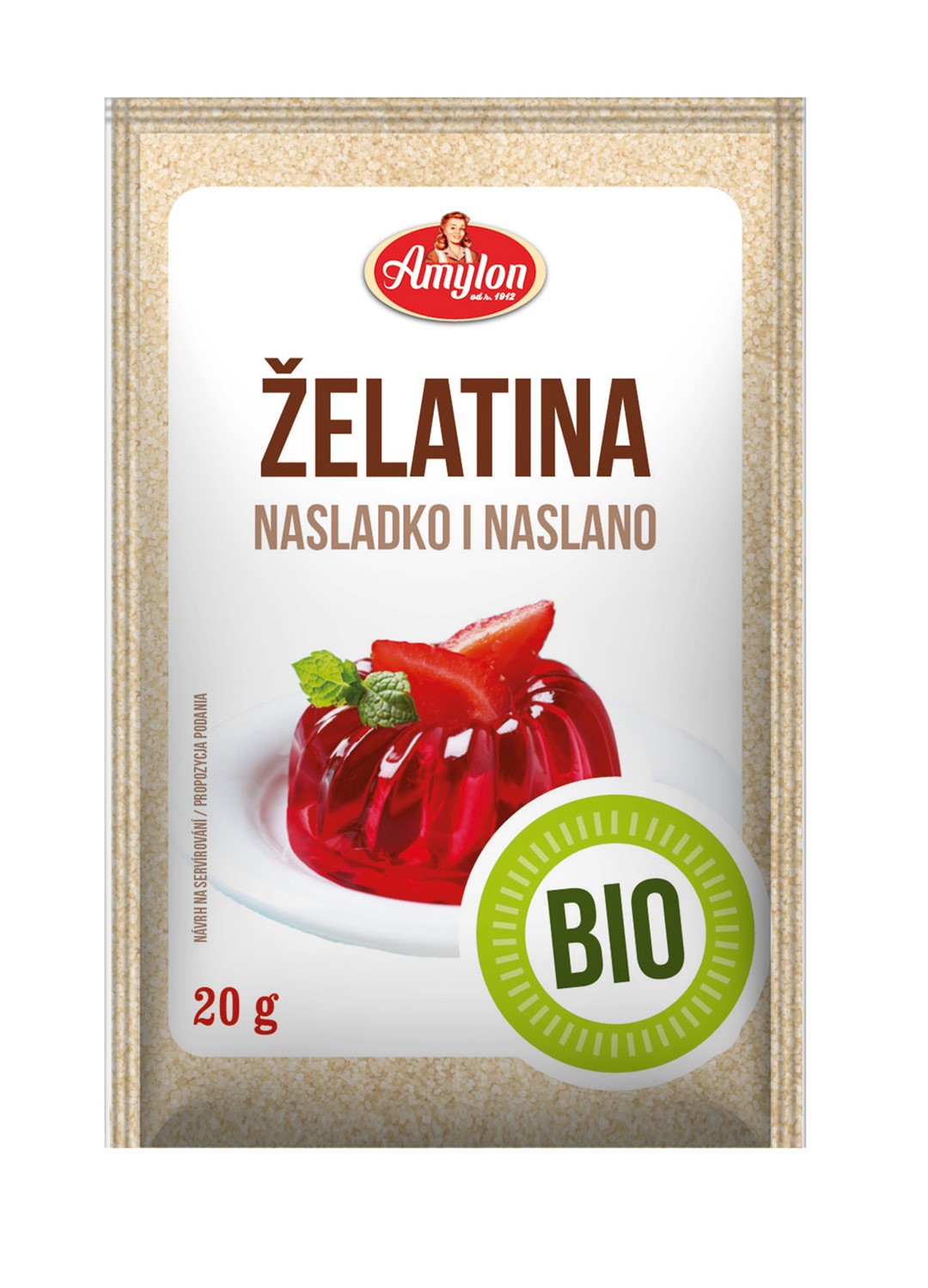Żelatyna W Proszku Bio 20 G – Amylon