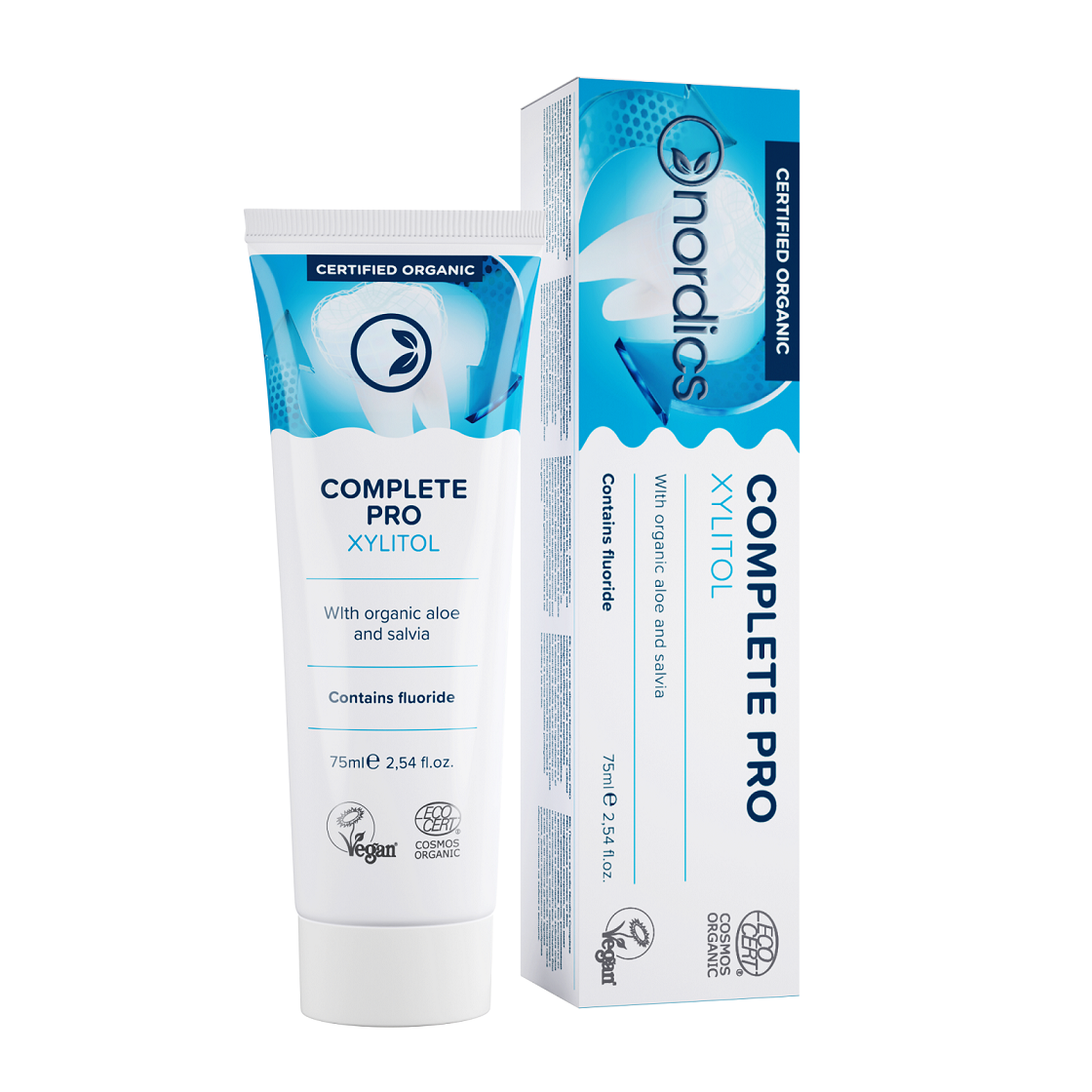 Pasta Do Zębów Complete Pro Z Fluorem Eco 75 Ml - Nordics