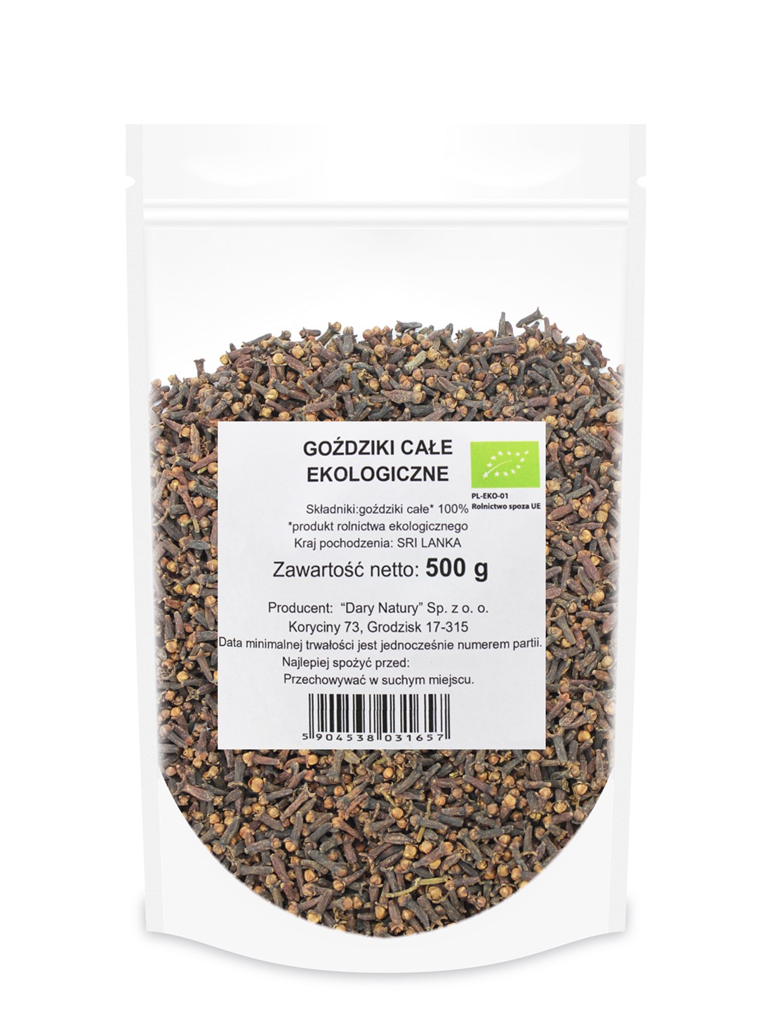 Goździki Całe Bio 500 G - Horeca (Dary Natury)