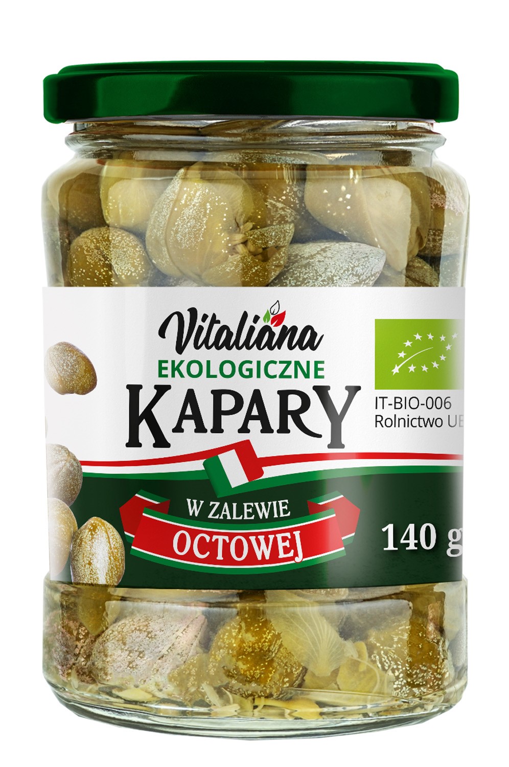 Kapary Marynowane Bio 140 G (90 G) - Vitaliana