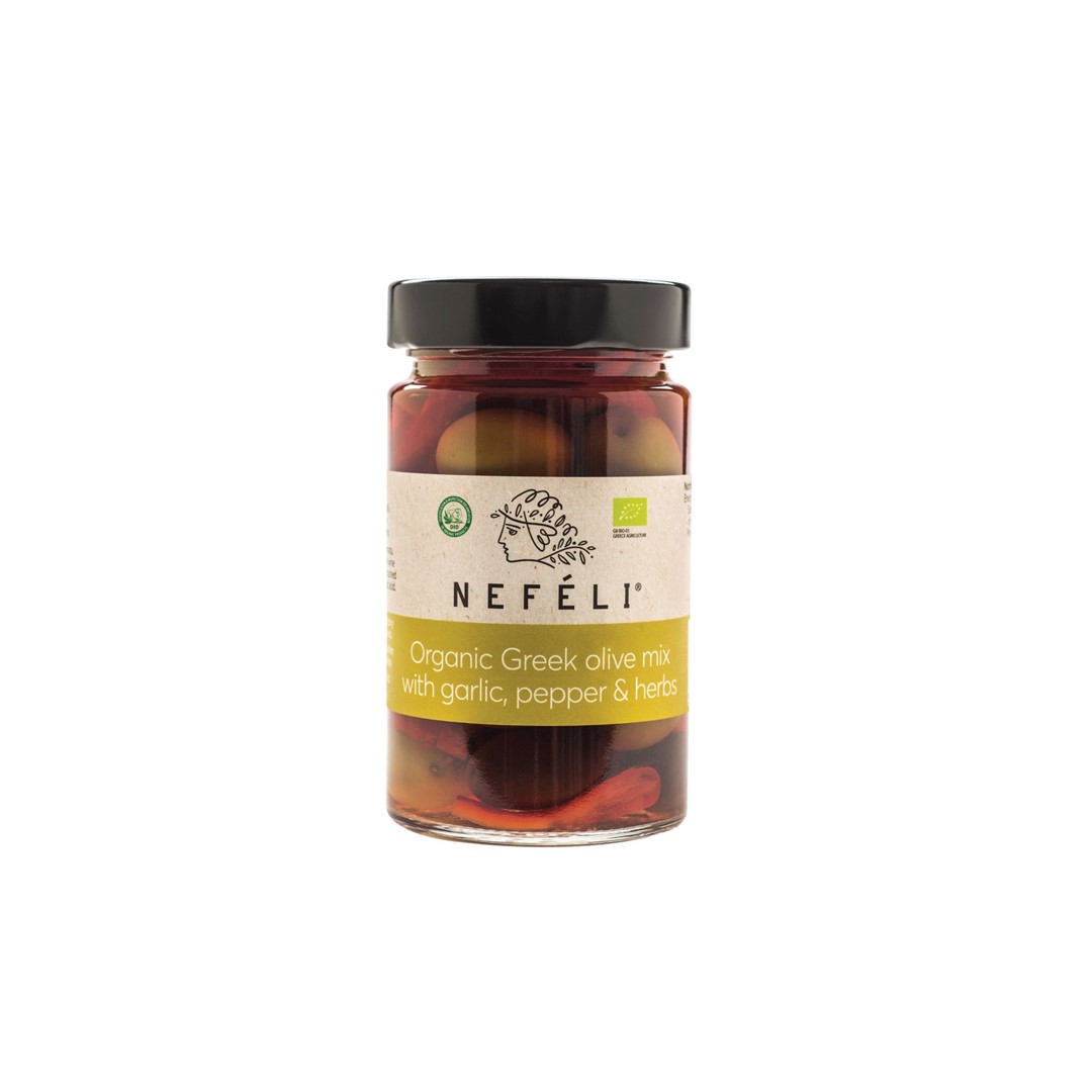 Oliwki Mix Bez Pestek W Zalewie Bio 295 G (140 G) – Nefeli