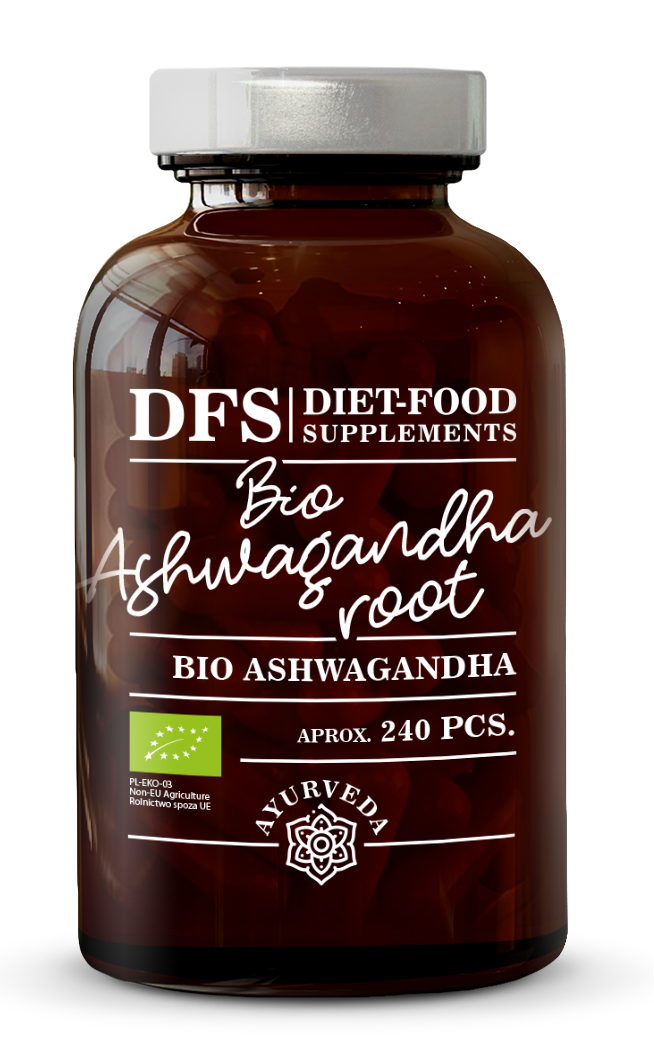 Ashwagandha Bio 240 Tabletek 120 G (495 Mg) -  Diet-Food