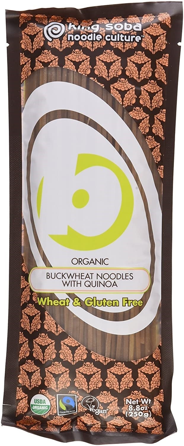 Makaron (Gryczano - Ryżowy Typu Noodle Z Quinoa) Bezglutenowy Bio 250 G - King Soba