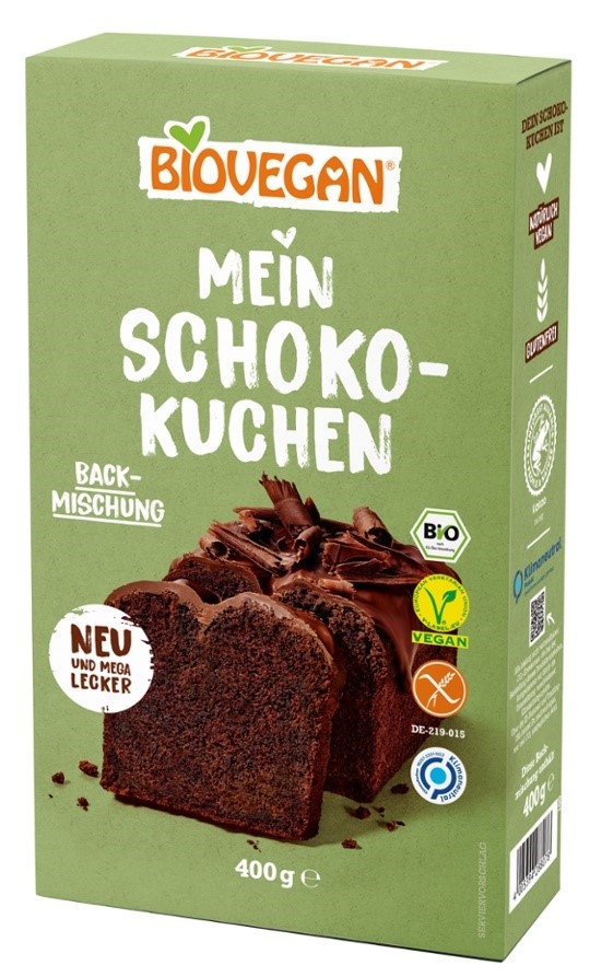 Mieszanka Na Ciasto Czekoladowe Bezglutenowa Bio 400 G - Biovegan