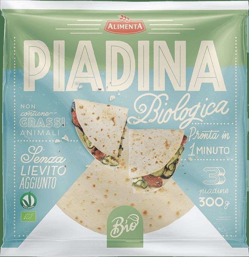 Piadina Tradycyjna Bio (3 X 100 G) 300 G - Alimenta