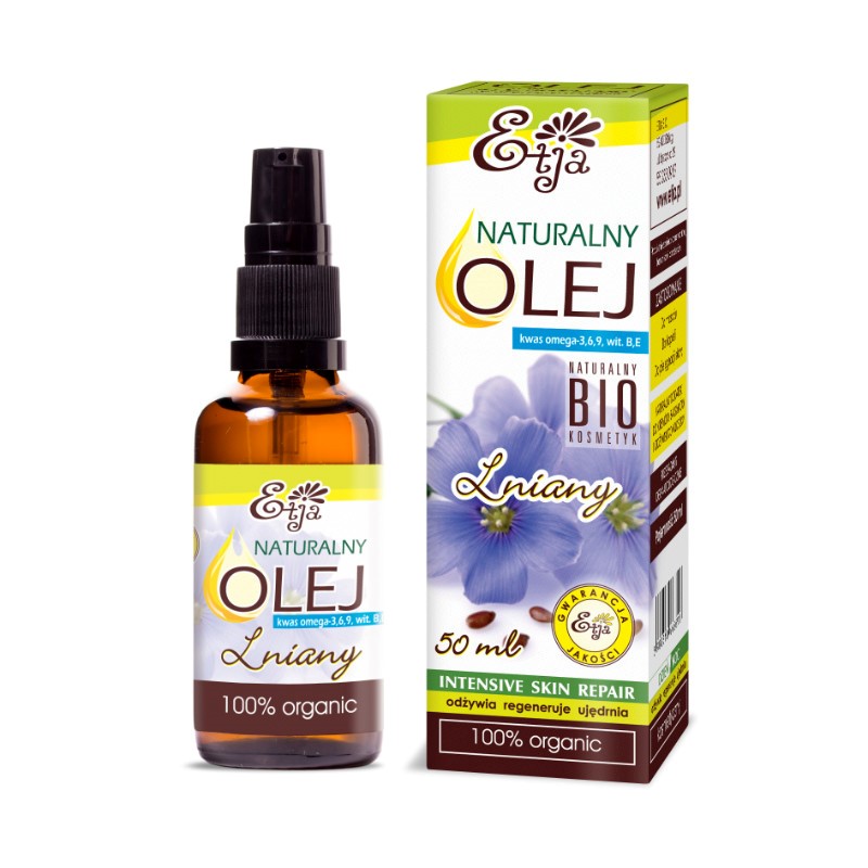 Olej Kosmetyczny Lniany Eco 50 Ml - Etja