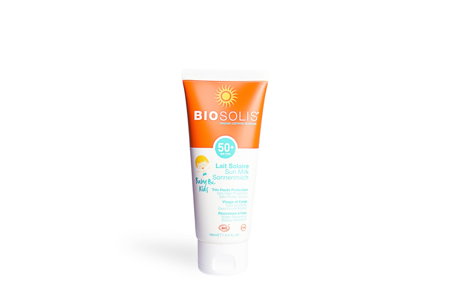 Mleczko Przeciwsłoneczne Dla Niemowląt I Dzieci Spf 50+ Eco 100 Ml - Biosolis (Produkt Sezonowy)
