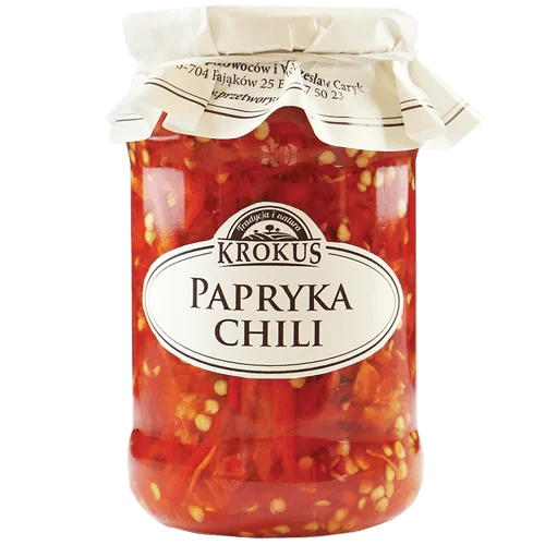 Papryka Chili Konserwowa 360 G - Krokus