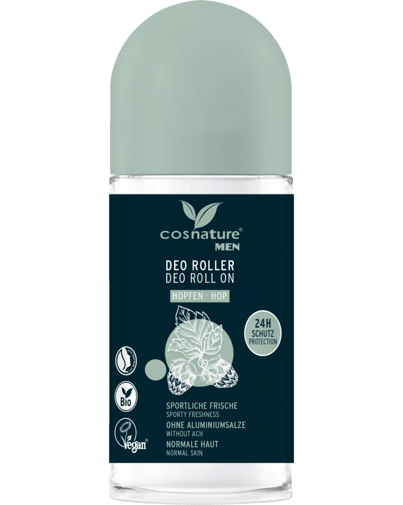 Dezodorant Roll-On Dla Mężczyzn Z Wyciągiem Z Szyszek Chmielu Eco 50 Ml - Cosnature