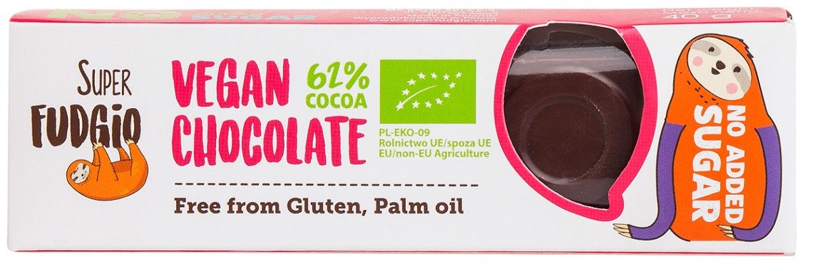 Baton Czekoladowo - Kokosowy Bez Dodatku Cukrów Bezglutenowy Bio 40 G - Me Gusto (Super Fudgio)