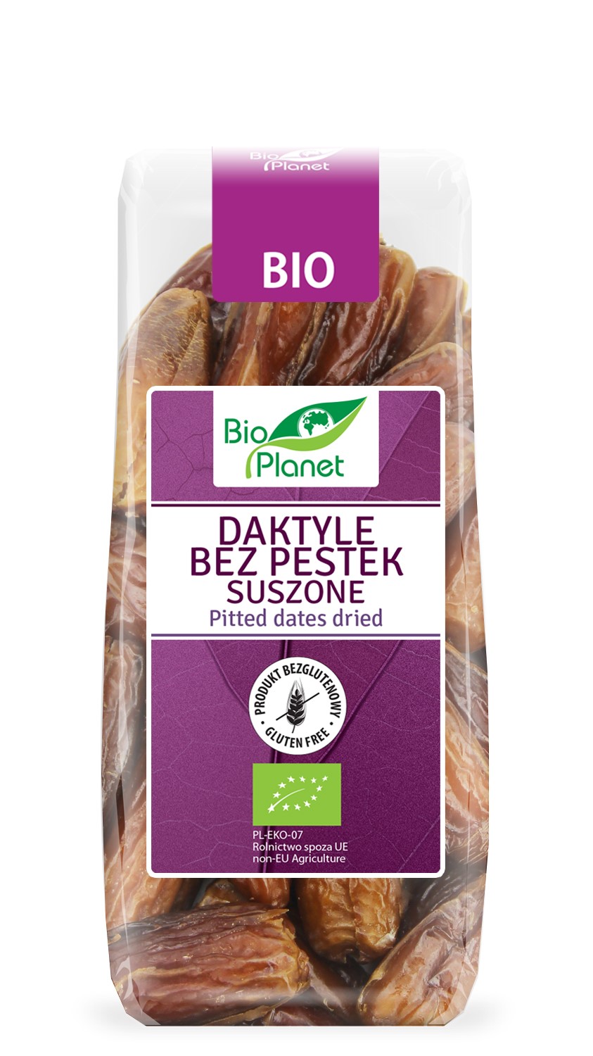 Daktyle Bez Pestek Suszone Bezglutenowe Bio 150 G - Bio Planet