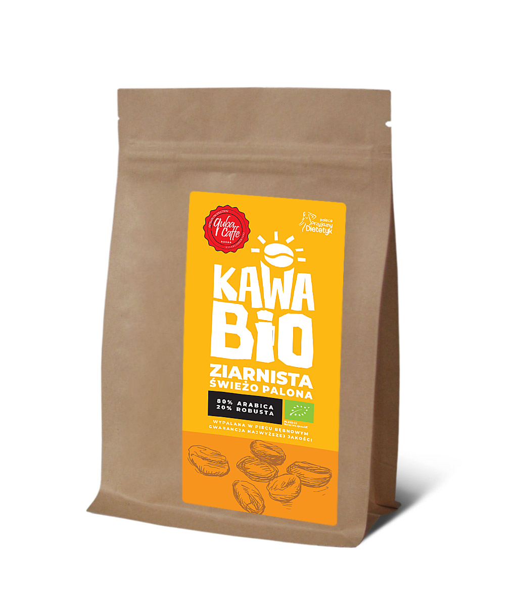 Kawa Ziarnista Arabica/Robusta Bio 250 G - Quba Caffe