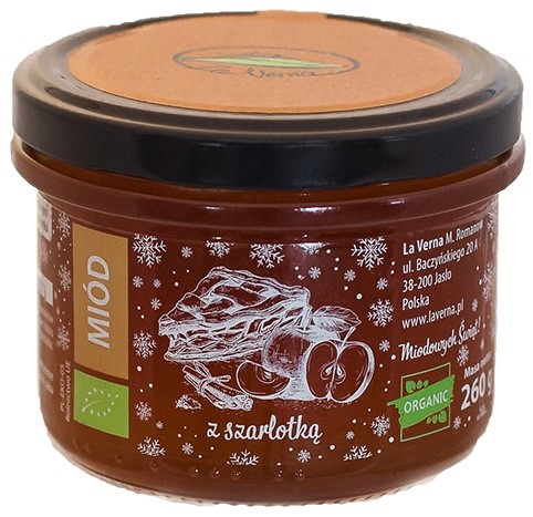 Miód Nektarowy Wielokwiatowy "Szarlotka" Bio 260 G - La Verna (Produkt Sezonowy)