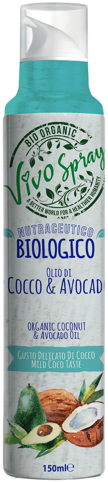 Olej Kokos - Awokado Bio Spray 150 Ml - Vivo Spray