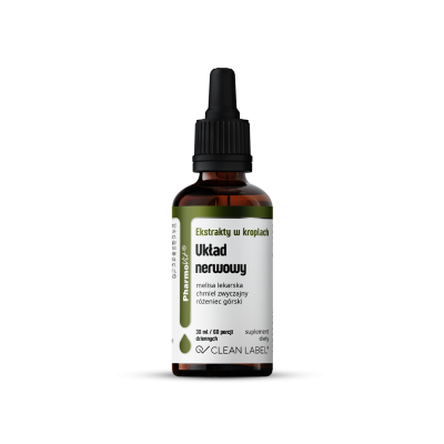 Ekstrakty W Kroplach Na Układ Nerwowy Bezglutenowe 30 Ml - Pharmovit (Clean Label)