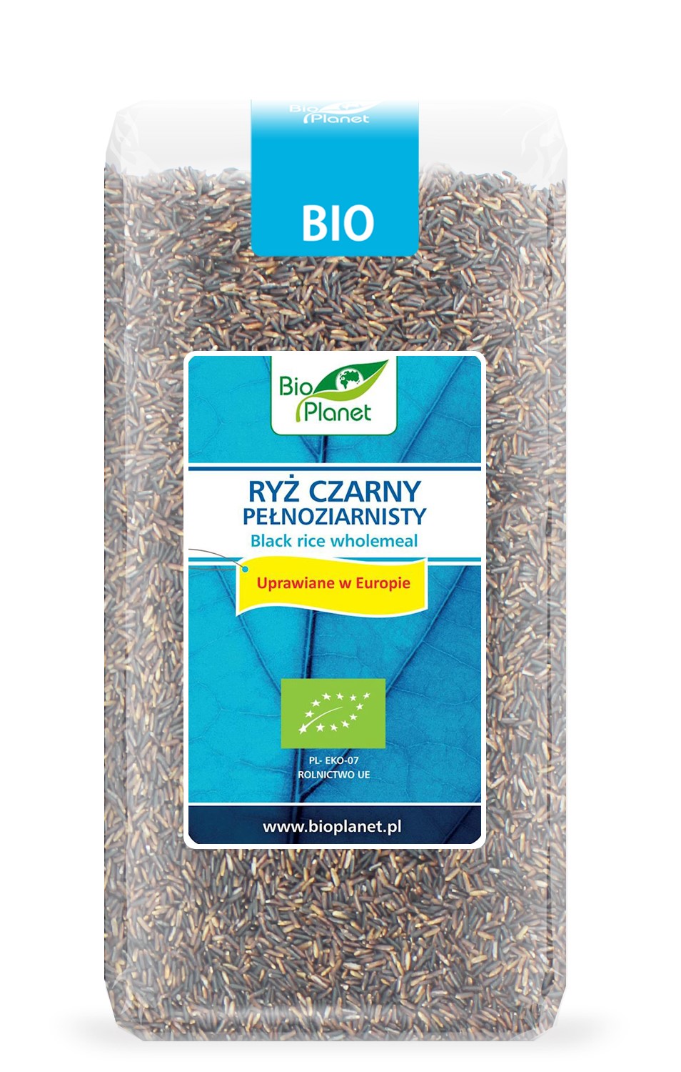 Ryż Czarny Pełnoziarnisty (Uprawiany W Europie) Bio 400 G - Bio Planet