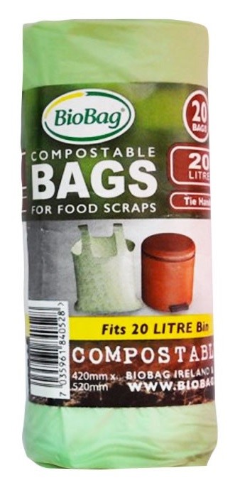 Worki Na Odpady Bio I Zmieszane 20 L 20 Szt. (Kompostowalne I Biodegradowalne) - Biobag