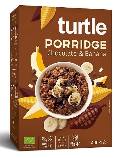 Owsianka Czekoladowo - Bananowa Bezglutenowa Bio 400 G - Turtle
