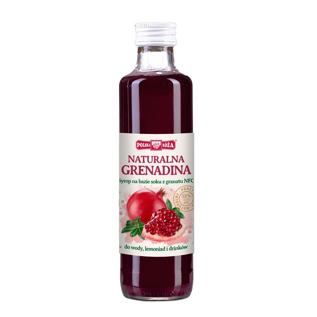 Syrop Do Drinków I Koktajli Grenadina 250 Ml - Polska Róża