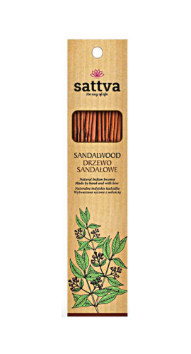 Kadzidło Indyjskie Drzewo Sandałowe (15 Szt.) 30 G - Sattva