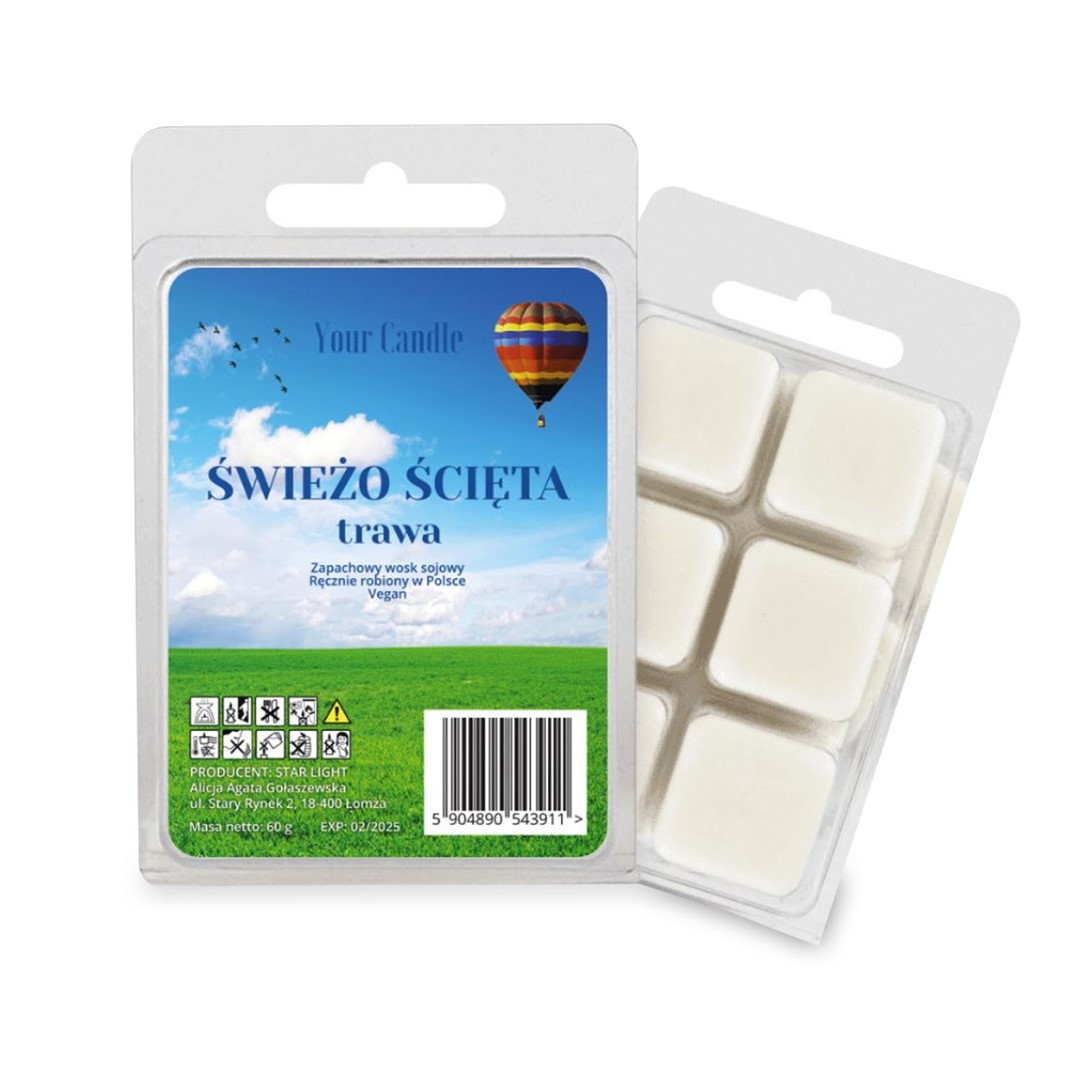 Wosk Zapachowy Sojowy Świeżo Ścięta Trawa (6 X 10 G) 60 G - Your Candle