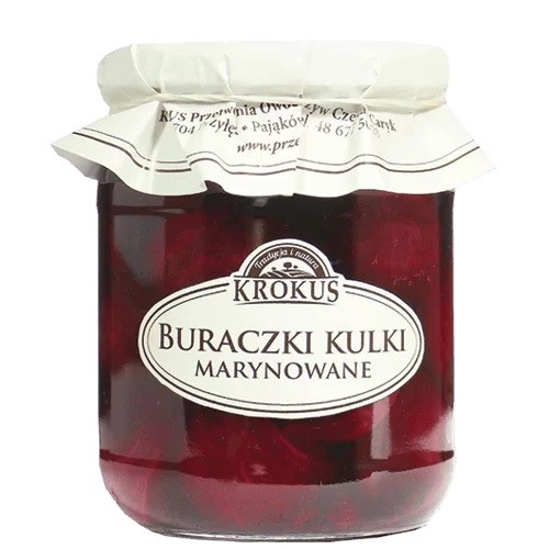 Buraczki Marynowane Kulki 470 G (300 G) - Krokus