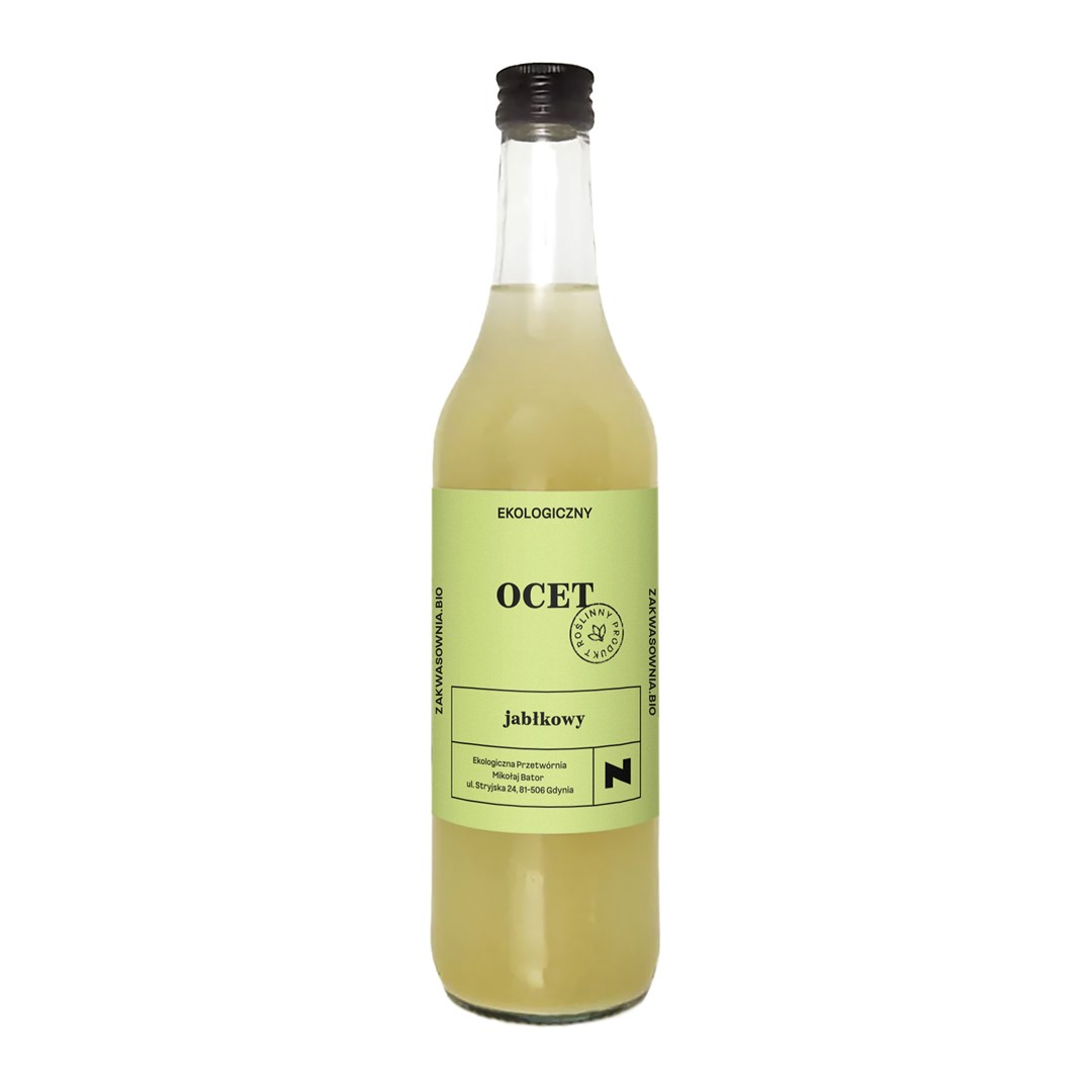 Ocet Jabłkowy 4 % Bio 500 Ml - Delikatna (Zakwasownia)